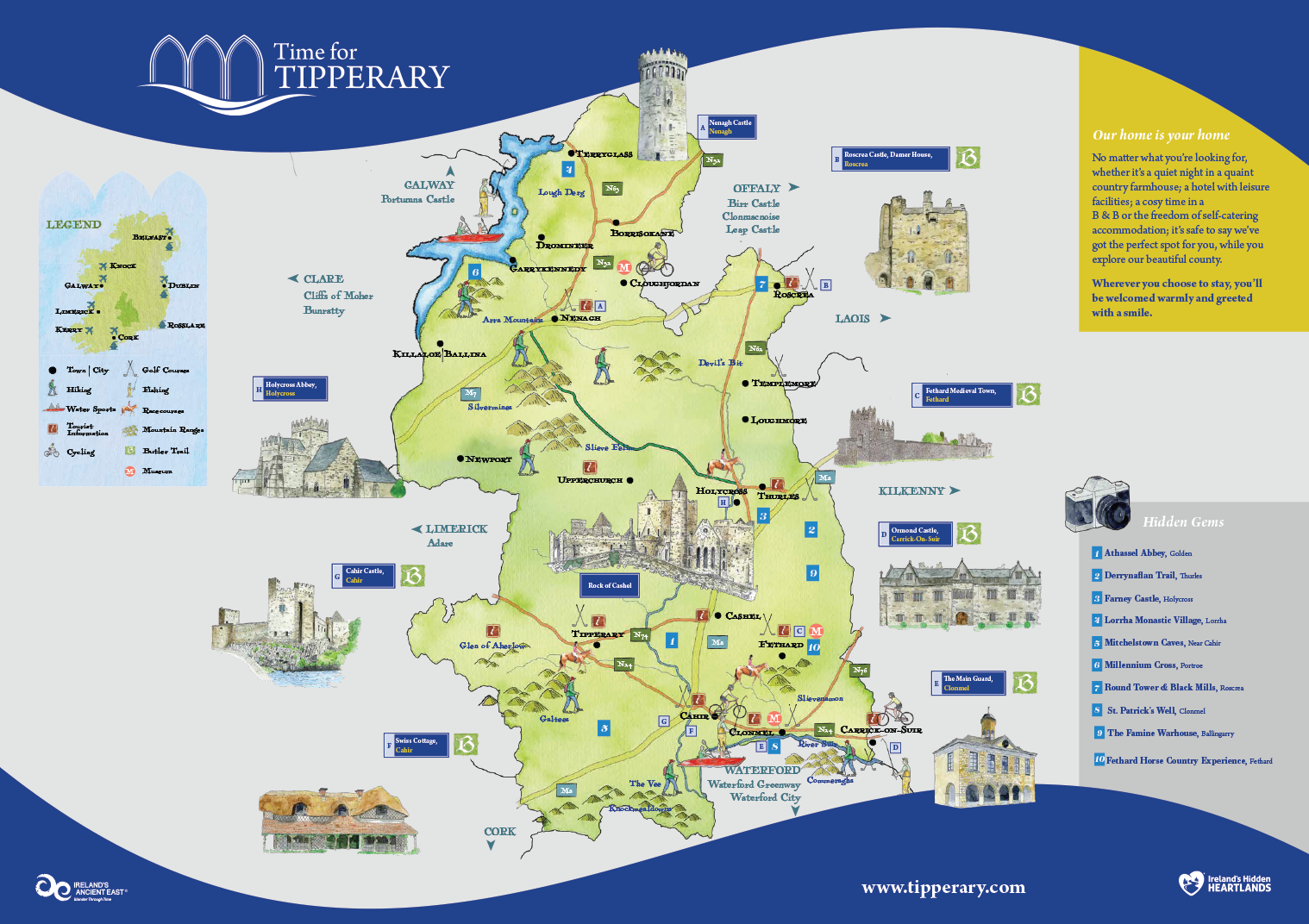 Tipperary Tourism Map