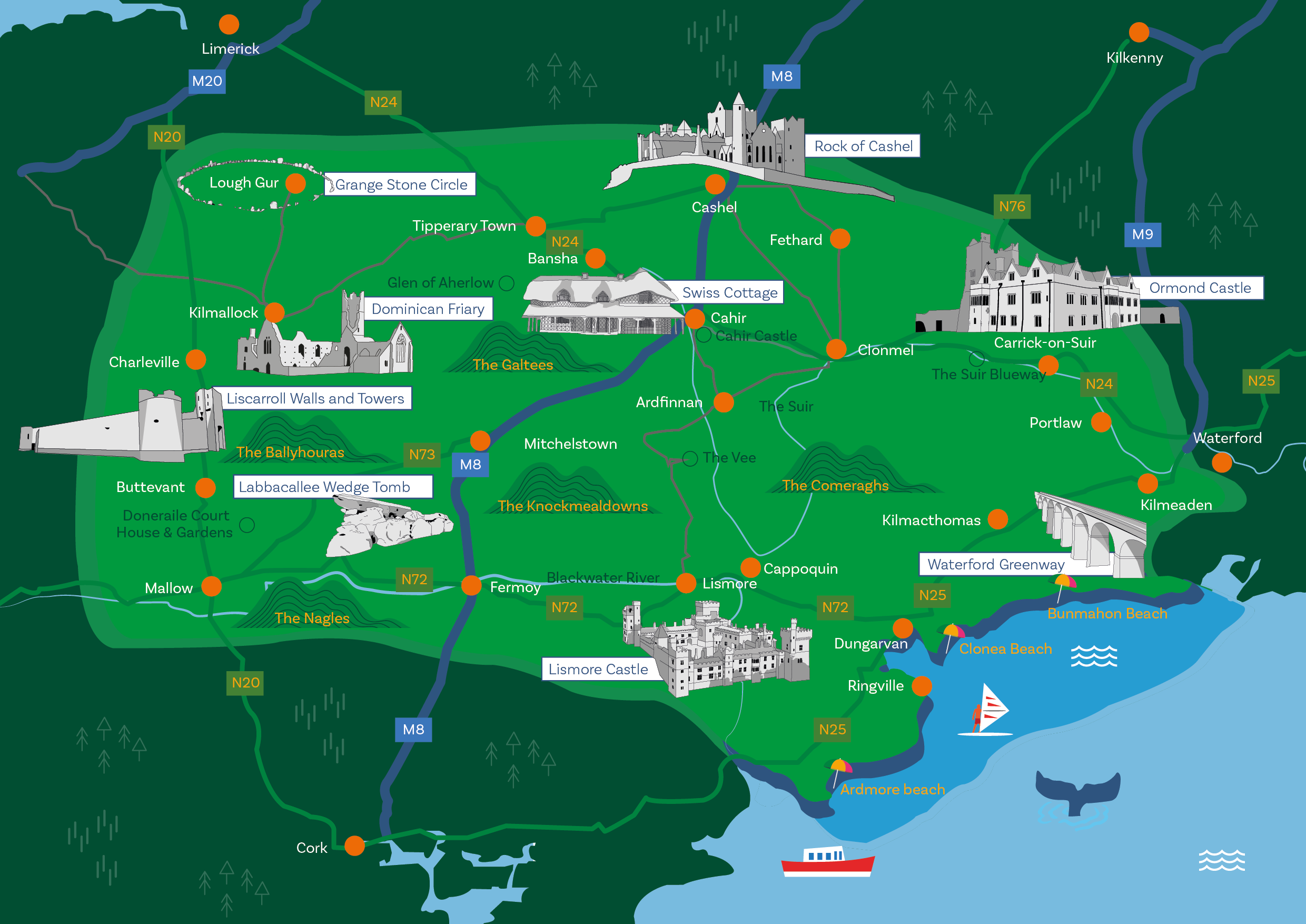 Munster Vales - Craft & Food Trails Map 2025
