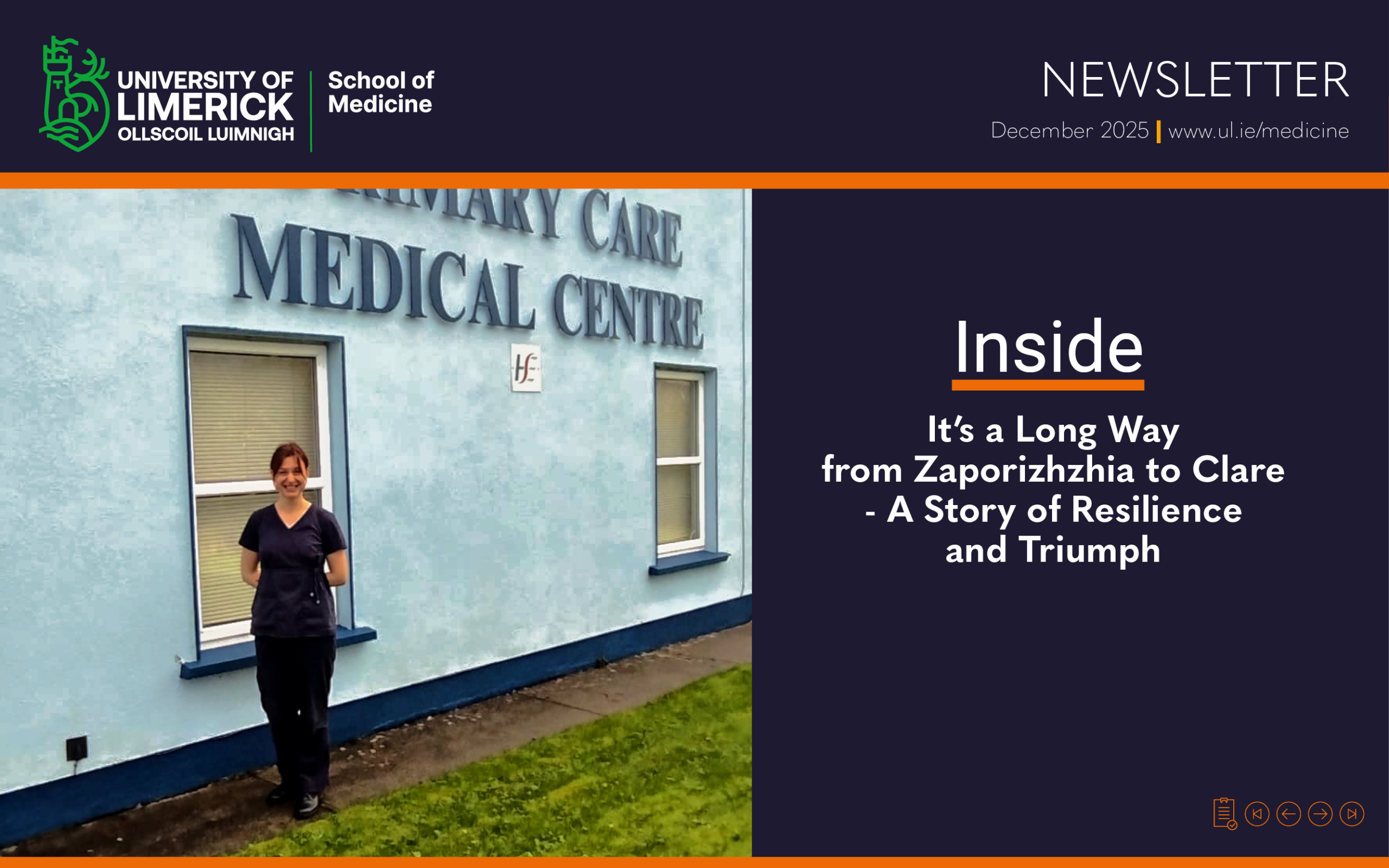 School of Medicine Newsletter Cover